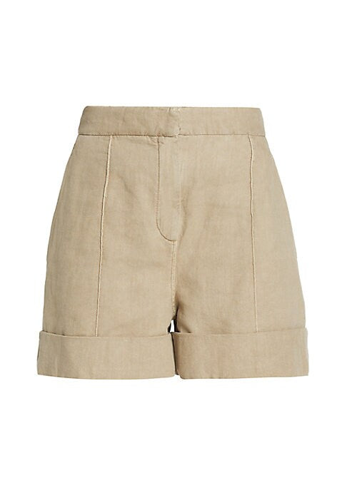Chic Dyed Cotton Shorts