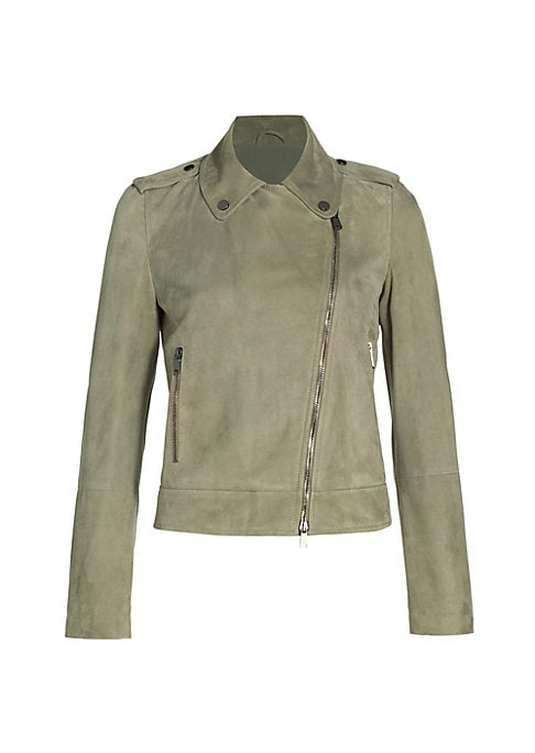 Chic Suede Cropped Jacket