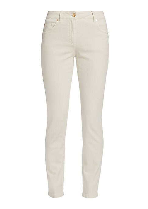 Chic Stretch Denim Trousers