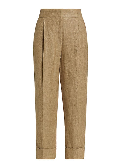 Shimmering Ankle Pants