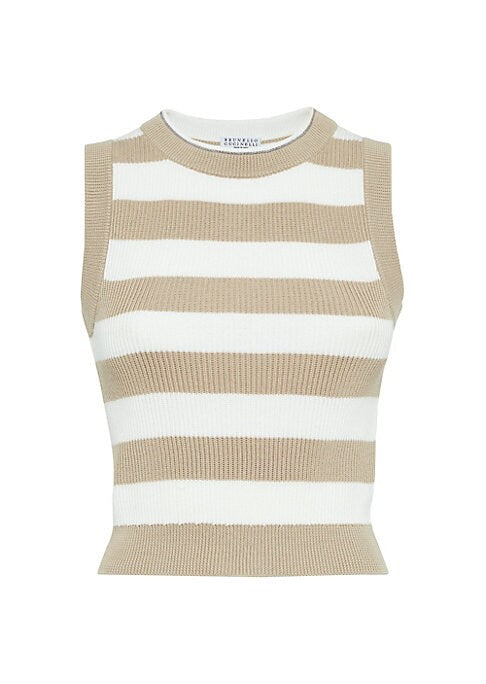 Chic Striped Knit Top