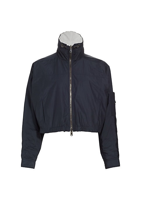 Chic Reversible Taffeta Jacket