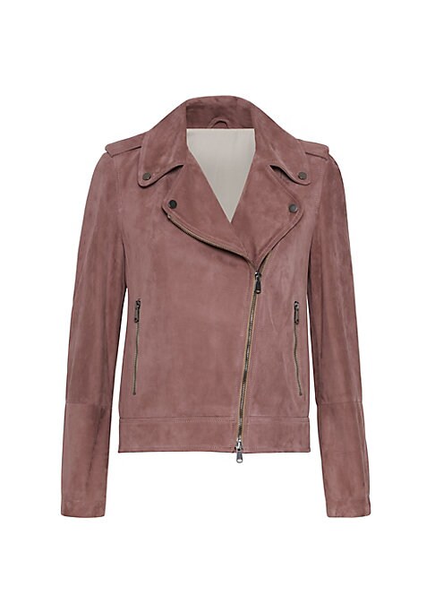 Chic Suede Biker Jacket
