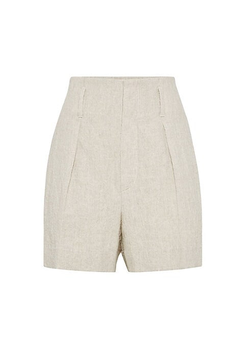 Luxe Linen Tailored Shorts