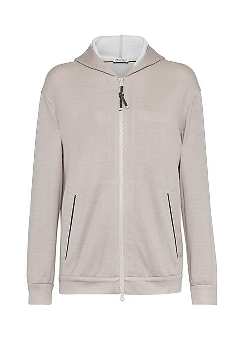 Silk Blend Luxe Hoodie