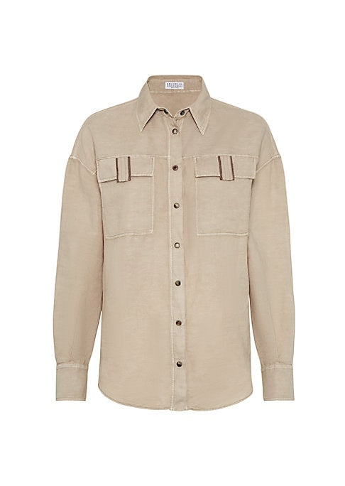 Luxe Linen Blend Shirt