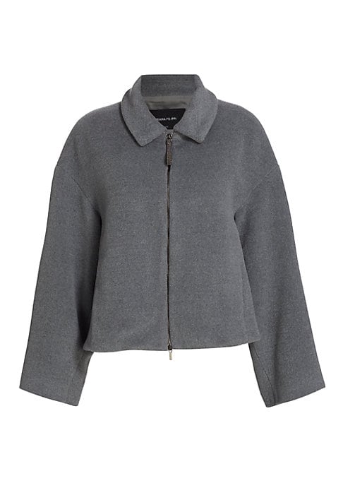 Chic Wool Zip Jacket