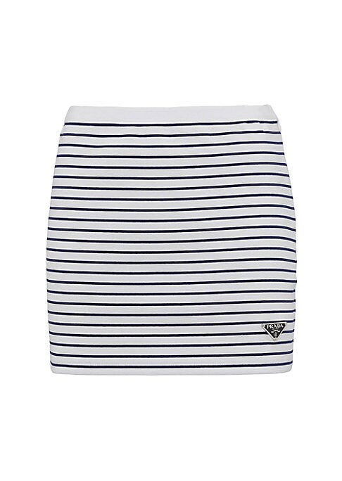 Retro Stripe Mini Skirt