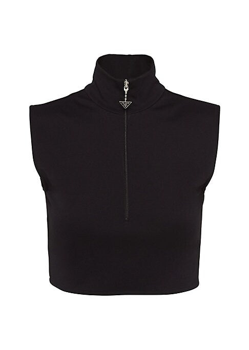 Sporty Chic Turtleneck Top