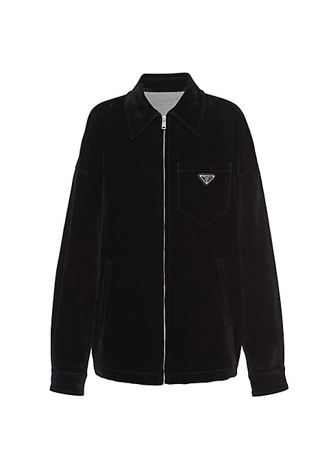 Velvet Retro Blouson Jacket