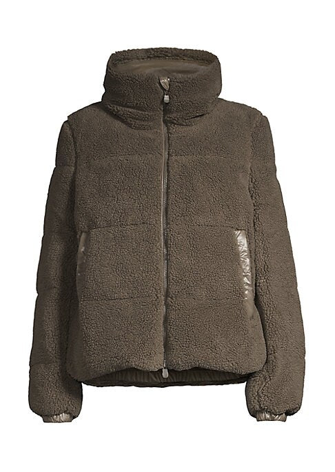 Cozy Sherpa Puffer Jacket