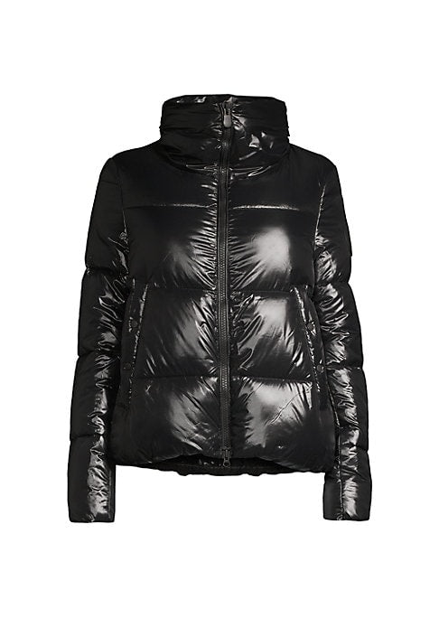 Channel Quilted Puffer Coat