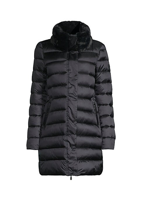 Cozy Faux-Fur Puffer Jacket