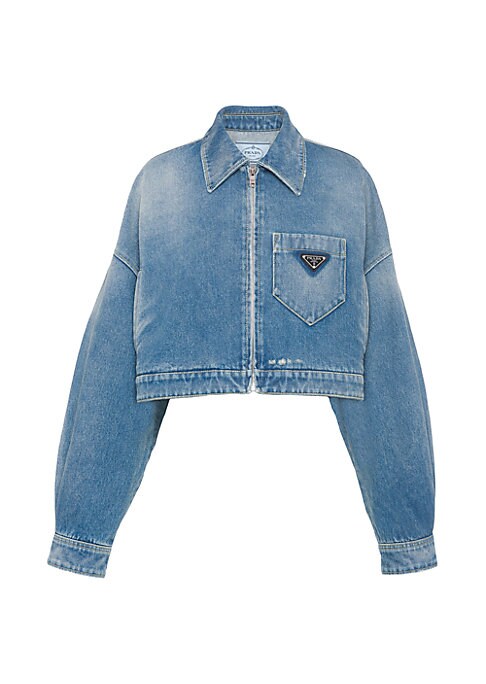 Vintage Cropped Denim Jacket