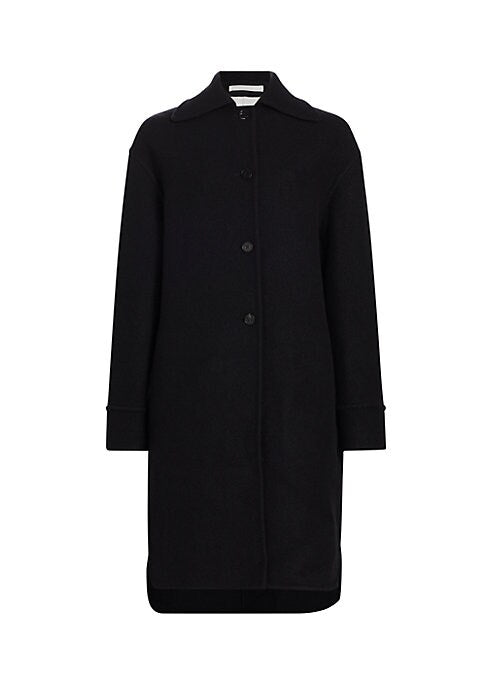 Dramatic Wool Cocoon Coat