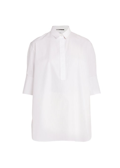 Crisp Cotton Short Sleeve Shirt