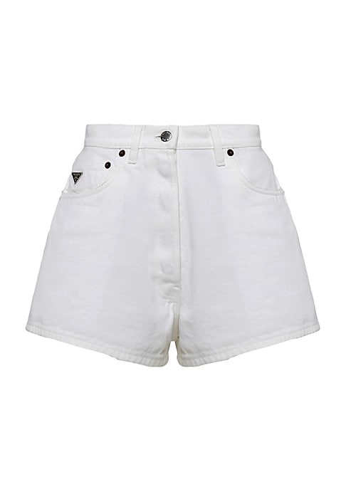 Vintage Washed Denim Shorts