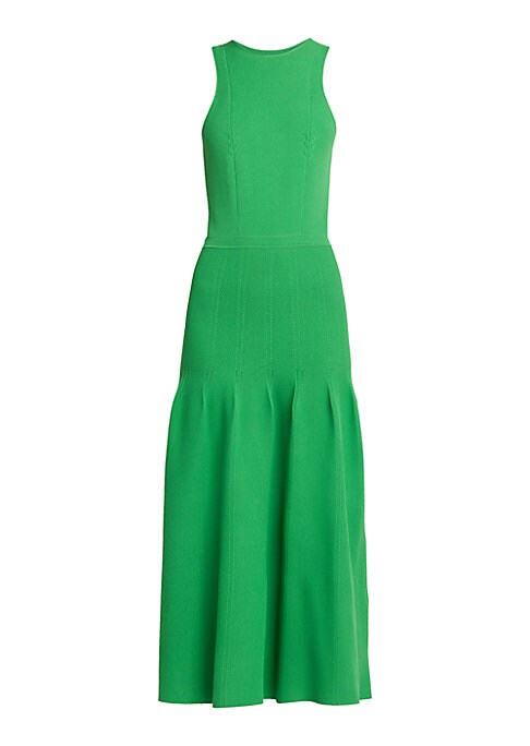 Cut-Out Pleated Gown