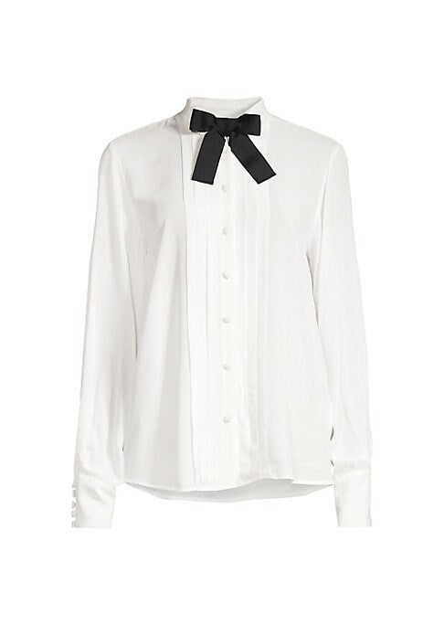 Elegant Bow Neck Shirt