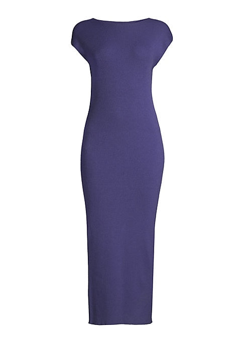 Elegant Knit Maxi Dress