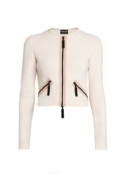 Luxurious Blend Zip Jacket