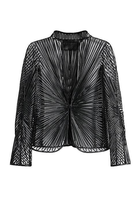 Chic Leather Night Jacket
