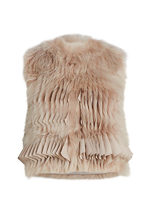 Fluffy Shearling Vest