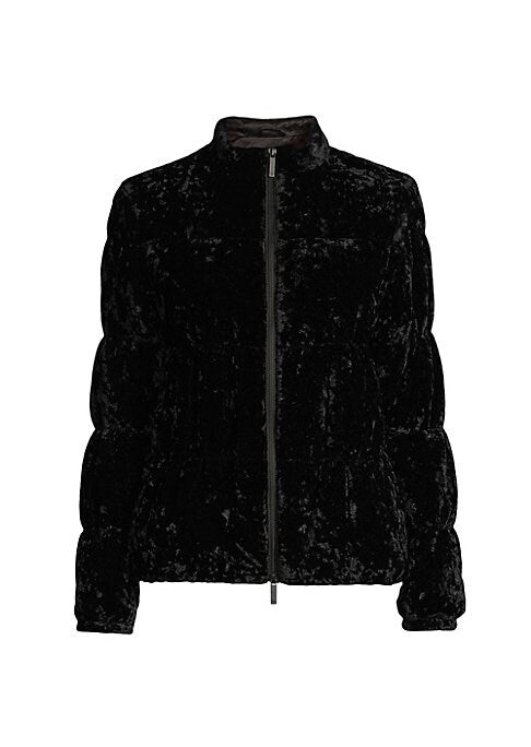 Velvet Luxe Puffer