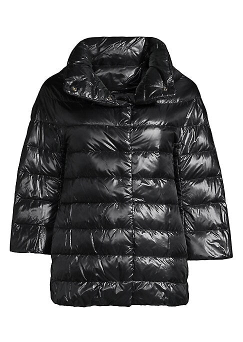 Cozy Quilted Cape Jacket