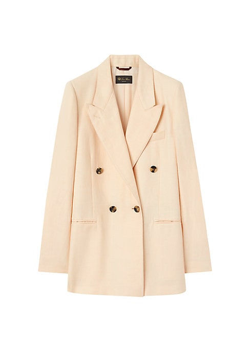 Luxe Linen-Wool Blazer