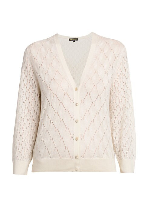 Luxe Diamond Knit Cardigan