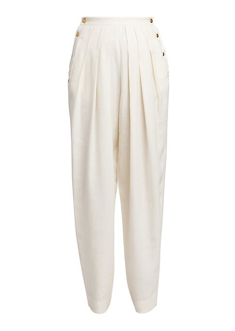 Chic Wide-Leg Blend Trousers