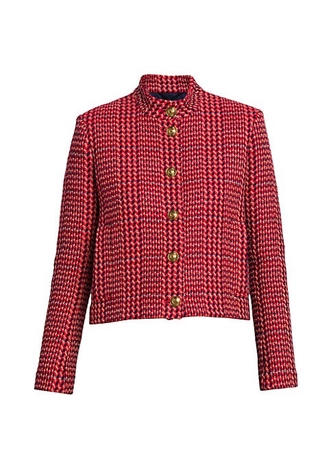 Chic Wool Tweed Blazer