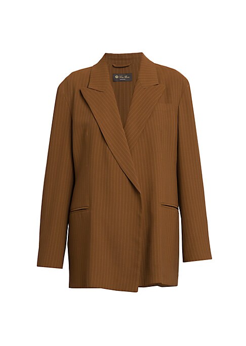 Chic Striped Silk Jacket