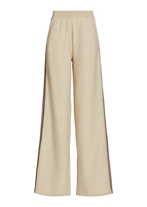 Cashmere Luxe Striped Trousers