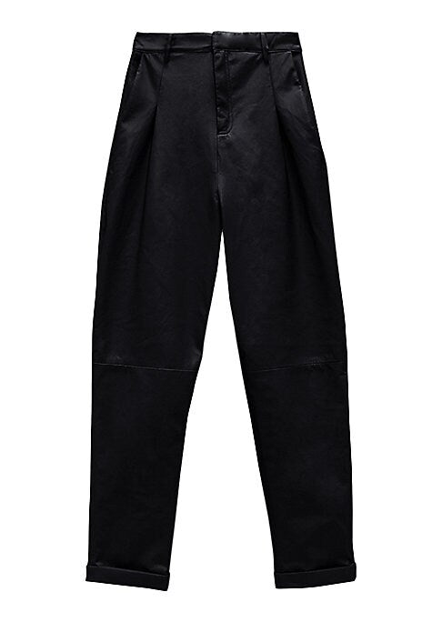 Eco Chic Leather Trousers