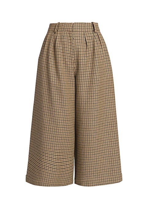 Chic Houndstooth Culottes