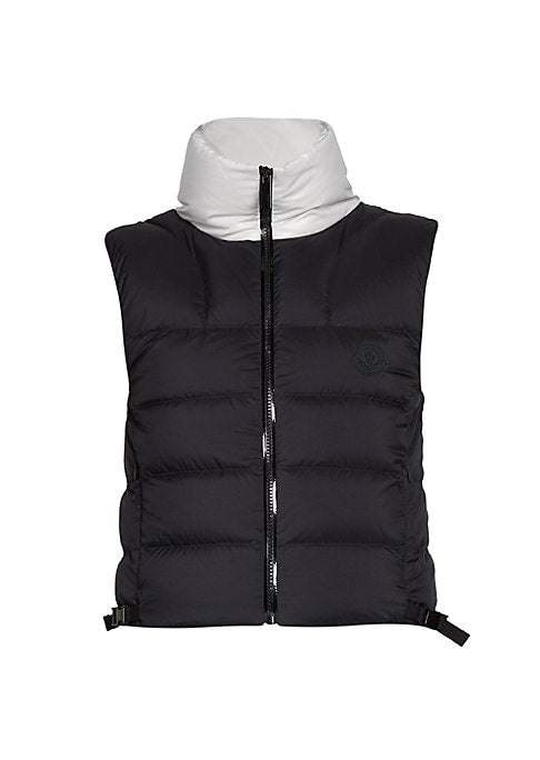 Colorblock Down Vest