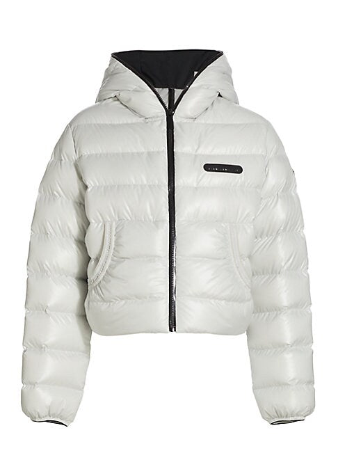 Cropped Down Hooded Jacket
