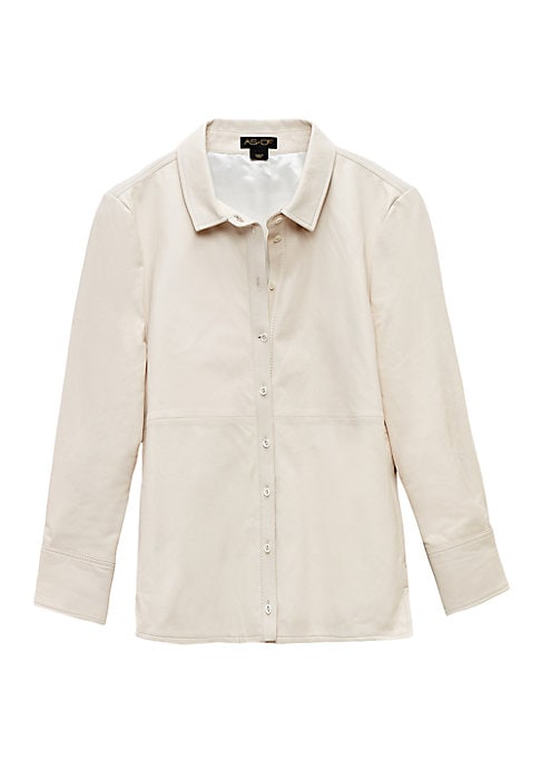 Eco Chic Leather Shacket