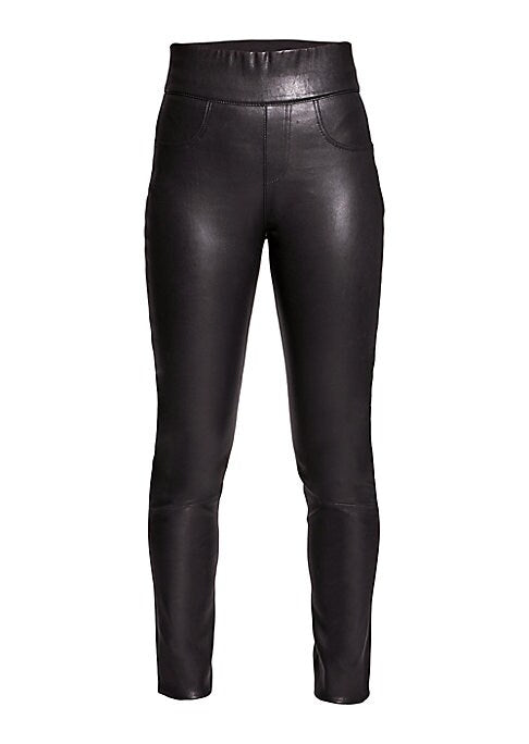 Luxe Leather Slim Leggings