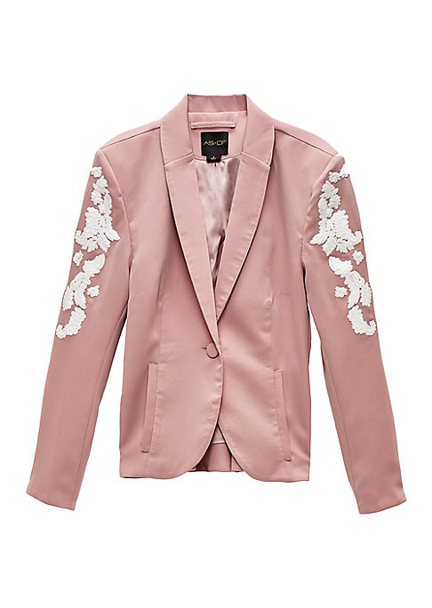 Embroidered Elegance Blazer