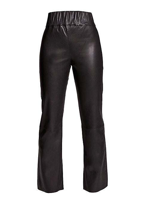 Luxe Leather Crop Leggings