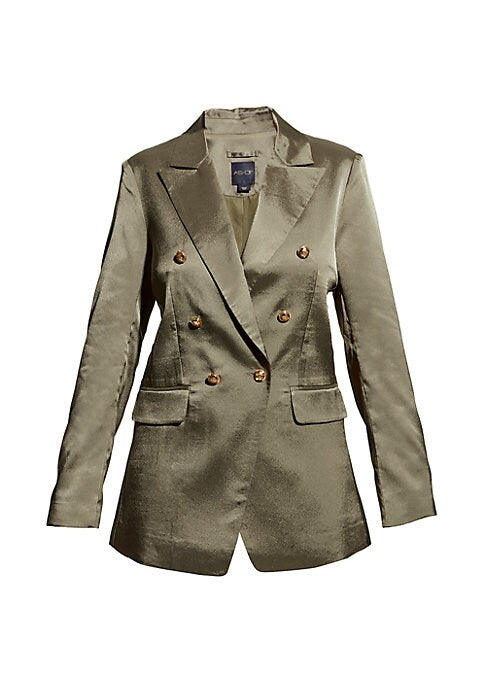 Elegant Satin Blazer