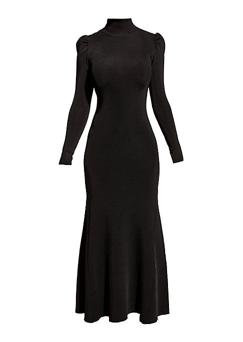 Elegant Flare Knit Dress