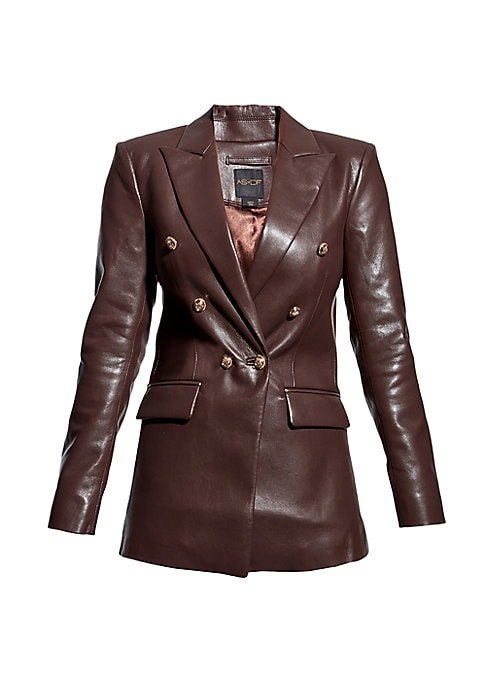 Empowered Leather Blazer