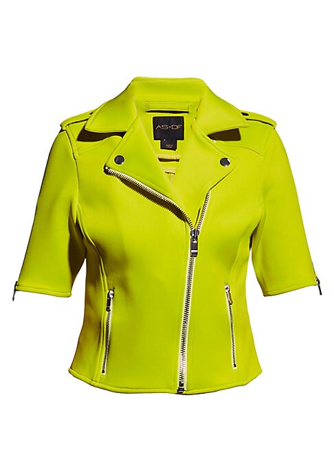 Bold Neoprene Statement Jacket