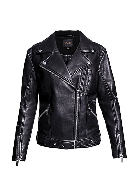 Chic Oversized Moto Jacket