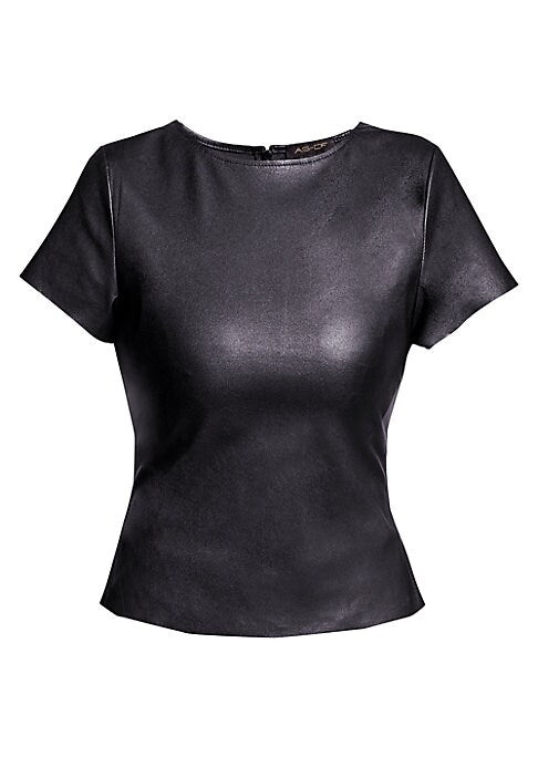 Luxe Leather Baby Tee