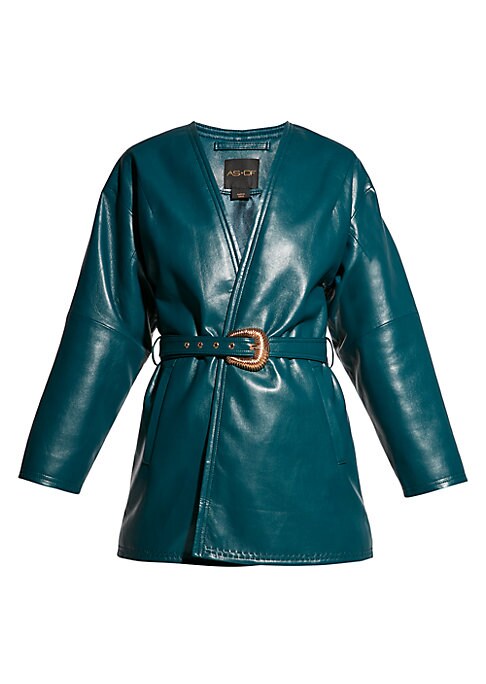 Zen Chic Leather Coat